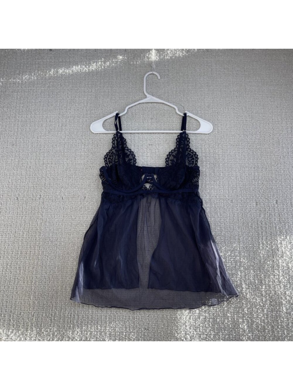 Y2K La Senza Babydoll Lingerie Dress Romantic Lace Cami Coquette Whimsigoth Read